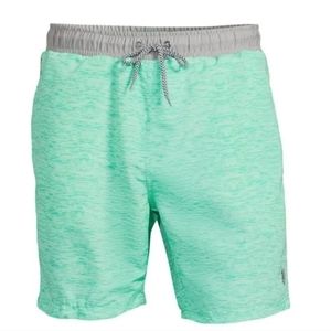 :* New U.S. Polo Assn. Men's Heathered Swim Shorts w/ Contrast Waistband Size S